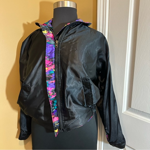 Women's Vintage reversible bomber jacket - Picture 2 of 12